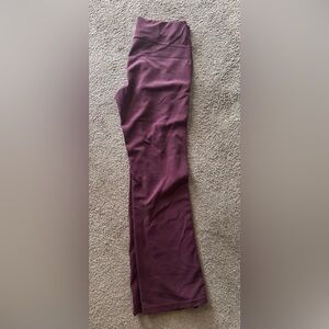 Lululemon Burgundy Ribbed Women's loose leggings